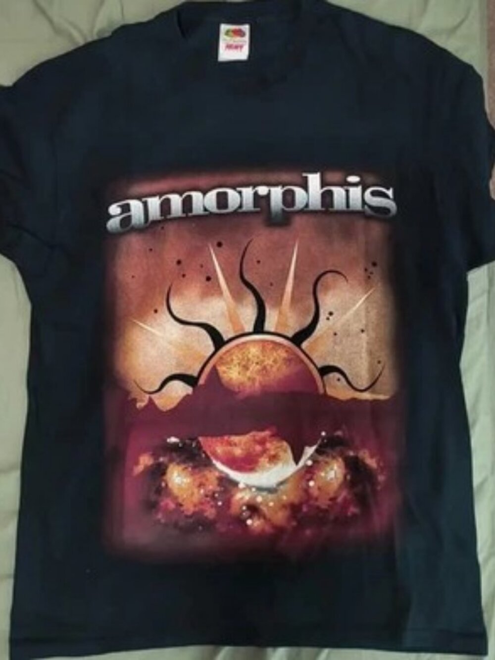 Vintage Amorphis Eclipse t-shirt size L prog death metal - Picture 1 of 2